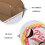10Pcs Multi-Color Paper Pizza Boxes Heat Retention Takeout Containers 5