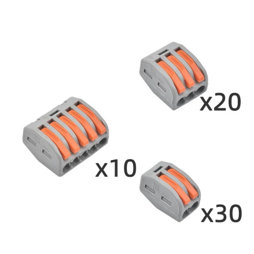 60PCS PCT-212/213/215 Combination Set, Boxed Quick Terminal Blocks 1