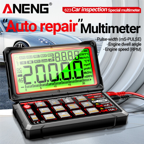 ANENG Auto Repair Multimeter 20000Count Digital AC/DC Voltage/Current NCV Tester 1