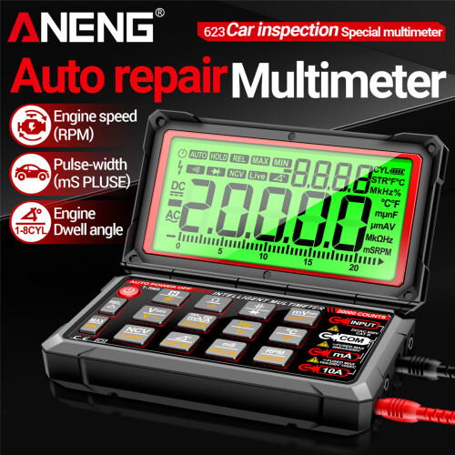 ANENG Auto Repair Multimeter 20000Count Digital AC/DC Voltage/Current NCV Tester 2