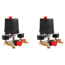 2X 175Psi 12Bar 230V 16A Air Compressor Pressure /OFF Control Valve Knob
