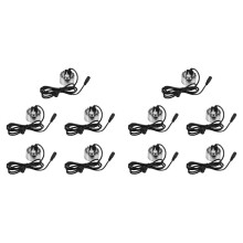 10X Ultrasonic Mist Maker Fogger Water Fountain Pond 12 LED