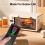 (Red) EMF Meter 5 Lights LED Magnetic Field Detector Electromagnetic Radiation Tester 3
