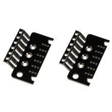 2X 6 String Tremolo Bridge Plate Replacement Parts for Strat Electric Guitar Tremolo System Bridge