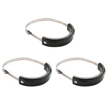 3X Motorcycle Accessories Exhaust Protector Can Cover Universal Fit 100Mm-160Mm Oval Exhaust for Yzf