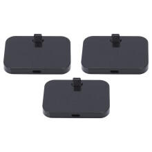 3X Mobile Phone Desktop Type-C Charger Stand Holder Cellphone Usb-C Charging Docking Station Black
