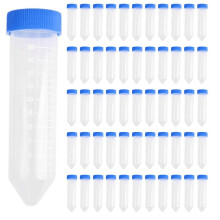 150 Pieces 50Ml Plastic Centrifuge Tube Pipe Vial Lab Test Container