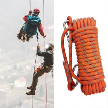 30 M Kletterseil, 8 mm, Outdoor-Felskletterseil, Fluchtseil, Sicherheitsseil für Baumklettern, Bergsteigen, Camping