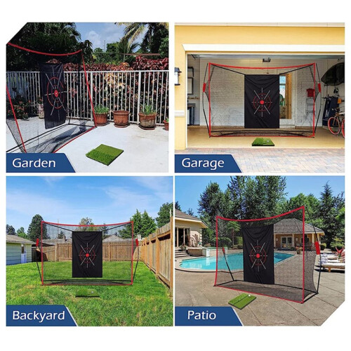 Hitting Net  Target Cloth Exercise 143x100 cm  Hitting Cage Training Aid Portable for Yard Hitting Practice