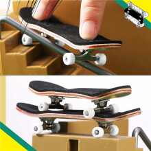 8 Pcs Fingerboard Bearing Wheels Standard Fingerboard Tool CNC Lathed Bearing Wheels Screwdriver and 2 Pcs Nut Driver