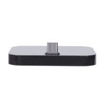 3X Handy Desktop Typ C Lade Station Halter Handy Usb-C Lade Station Docking Station Schwarz