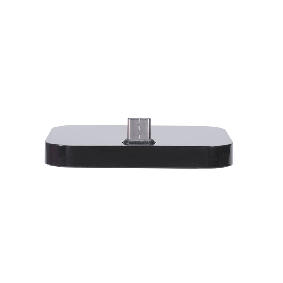3X Mobile Phone Desktop Type-C Charger Stand Holder Cellphone Usb-C Charging Docking Station Black 4713913858717