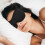 Black Sleeping Eye Mask Portable Memory Foam for Travel 3