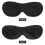 Black Sleeping Eye Mask Portable Memory Foam for Travel 6