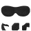 Black Sleeping Eye Mask Portable Memory Foam for Travel 7