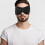 Black Sleeping Eye Mask Portable Memory Foam for Travel 8
