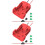 2Sets Durable Plastic Power Connector Adapter for DIY Battery Charging 4