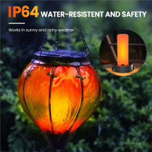 2 Pack Solar Light Replacement Tops,LED Solar Light for Hot Air Balloon Lanterns (Fits 2.87 to 3.35 Inch Openings)