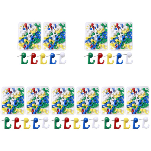 Versatile Wall Pin Hooks Push Thumb Tacks for Photo Maps 1