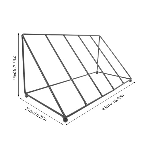 Black Multi-Tier Holder Rack for Home Bar Display 1