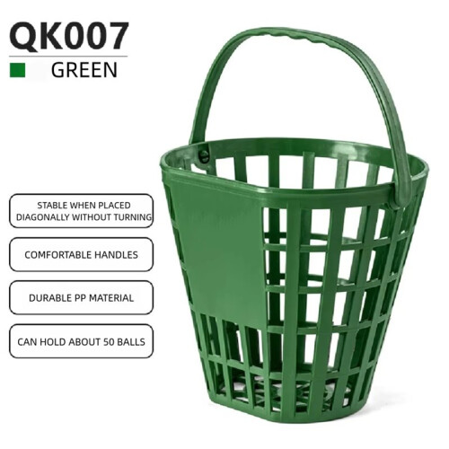Balde para Bolas de Golfe e Basquete, Estável e Prático, com Alça, Ideal para Campos de Golfe, Driving Ranges e Quadras. 1