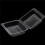400Pcs Single Individual Cake Slice Boxes Dessert Containers Cheesecake Boxes Stackable Square Boxes Clear Food Boxes 2