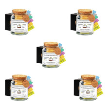 5X Bible Verses in A Jar,Read Me When Bible Verses Jar for Emotions Glass Scripture Prayer Jar with Coloring B