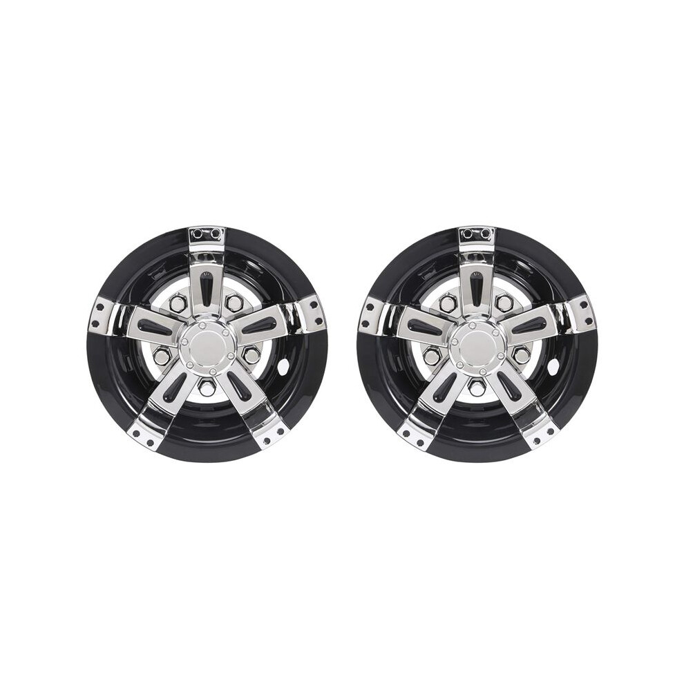 2Pcs 8Inch Cart Wheel Cover, 5 Spoke Design Hub Cap For Carts For Club Car, Ezgo, 4712589489409