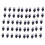 1000Pcs(500 Pairs)Garden Irrigation Kit Adjustable Atomization Dripper Atomization Connection Tee Joint 4