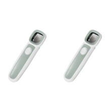 2pcs 50x Illuminates Reading Magnifier with 2 LED Lights and 1UV Violet Lamp Multifunction Handheld Magnifier