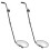 2X Undercarriage Inspection Mirror,Magnifying Under Vehicle Inspection Security Mirror Foldable Adjustable Angle 1