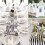 20 Pack Table Runner Polyester Table Decor Classic Black and White Striped Table Runner Modern Elegant Design 6