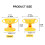 Adjustable Elevated Cats Feeding Station With-1 ceramic version 3