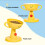 Trophies Shaped Ergonomic Cats Bowls With-1 plastic version 4