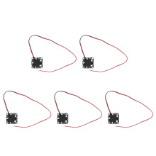 5Pièces Ventilateur 25Mm Plastique Noir Pour Refroidir Routeurs Pièce