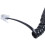 6X Replacement RJ9 4P4C Plug Coiled Stretchy Telephone Handsets Cable  Black 5