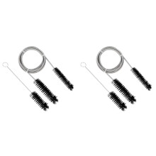 2X Brush Diameter 15mm 19mm - CPAP Tube Cleaning Brush- Suitable for Most CPAP Hose Type (Black)