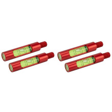 Berger Hole Bow Level (4-Pack), Screw-in Bow Leveling Tool for Sight, Rest & D-Loop Setup, Aluminum Archery Level