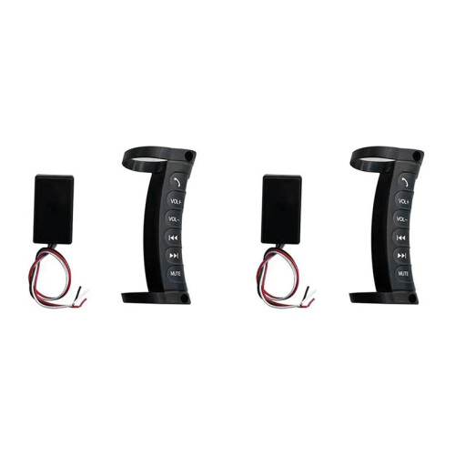 2X Universal Wireless Car Steering Wheel Control Multi-Function Button DVD Player Navigation Radio Remote Control Button