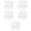 Faux Ongles Blancs Plein Couvrant Facile À Décorer 6