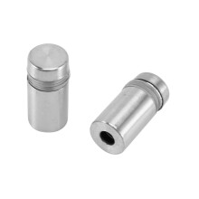 Montaje de la Muestra del Tenedor de Cristal del Espaciador de Acero Inoxidable de 90 x 22 mm