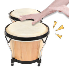 Genuine Wood African Drum with Tuning Tool