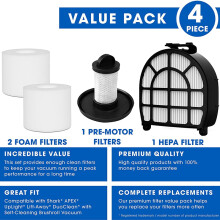 Hepa Filter for LZ600, LZ601,LZ602 APEX UpLight Lift-Away Duo Clean Vacuum Cleaner