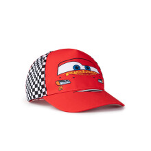 Disney Cars Adjustable Curved Peak Cap (Boys Red)