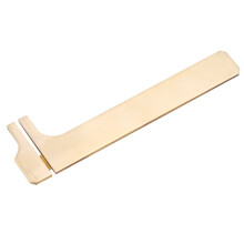 Durable Brass Vernier Caliper Jewelry Ruler 0-100mm Single Scale Measuring Tool