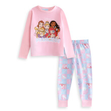 (6-7 Years) Disney Long Sleeve Long Leg Pyjama Set (Girls Pink)