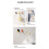 4PCS Organ Strong Wall Hooks for Hanging Adhesive Hooks Wall Mounted Waterproof Kitchen Bathroom Storage Rack Hook 5