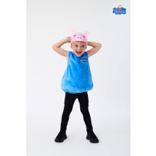 (4-6 Years) Peppa Pig 2 Piece Costume (Boys Blue)