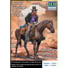 MAS35204 - Masterbox 1:35 - Gunslinger 2 Gentleman Jim Jameson