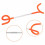 S-Shape 2-Way Tent Light Hook 26x5.5x4.5 cm Color 10